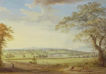 Whatman Turkey Mill Kentben, 1794 (gouache, testszín, wc és ceruza, vászonra fektetett papíron)